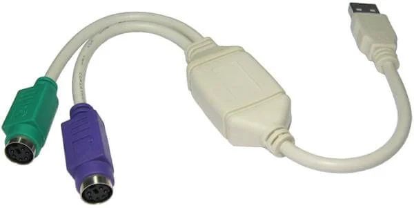 BEST USB to PS2 Adaptor - PC Only (CDLSB-902) Image 1