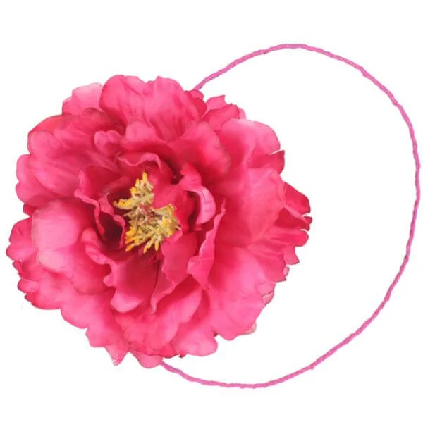 Rock n' Rose Flower halo headband Image 1