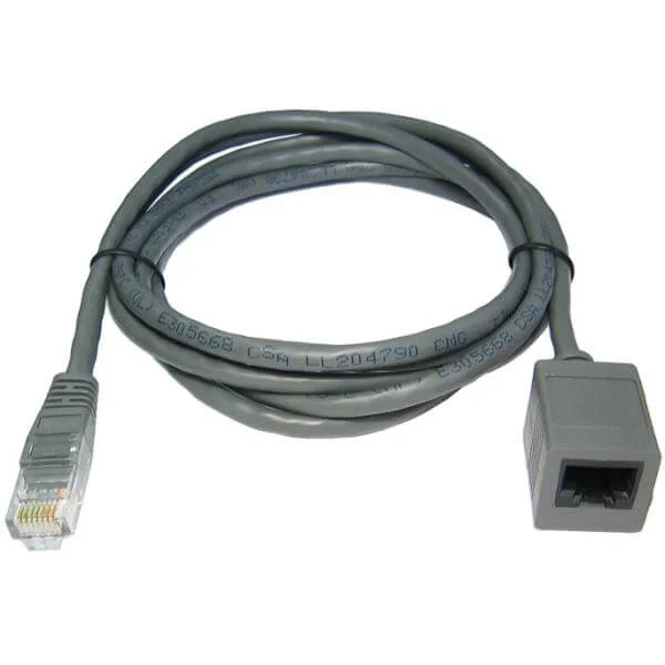 Best Value 0.5m Cat5e UTP PVC Network Extension Cable - Grey Image 1