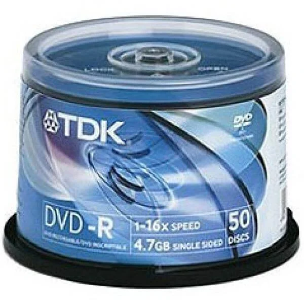 TDK DVD-R 16x (50pk) 47CBED50 Image 1