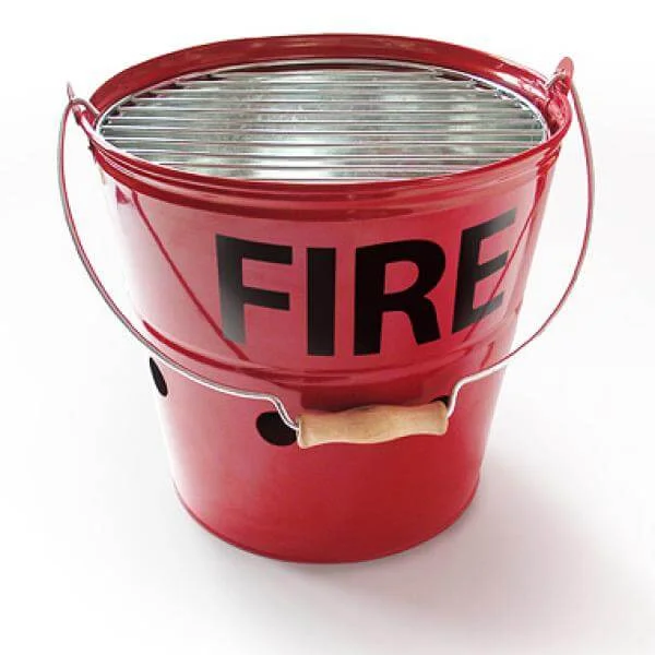 fire bucket bbq Image 1