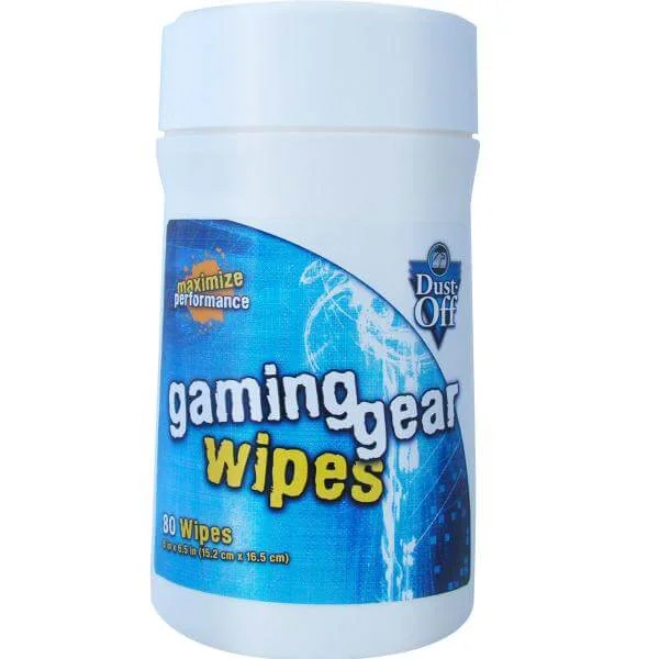 Dust-Off Gaming Gear Wipes - 80 wipes Image 1