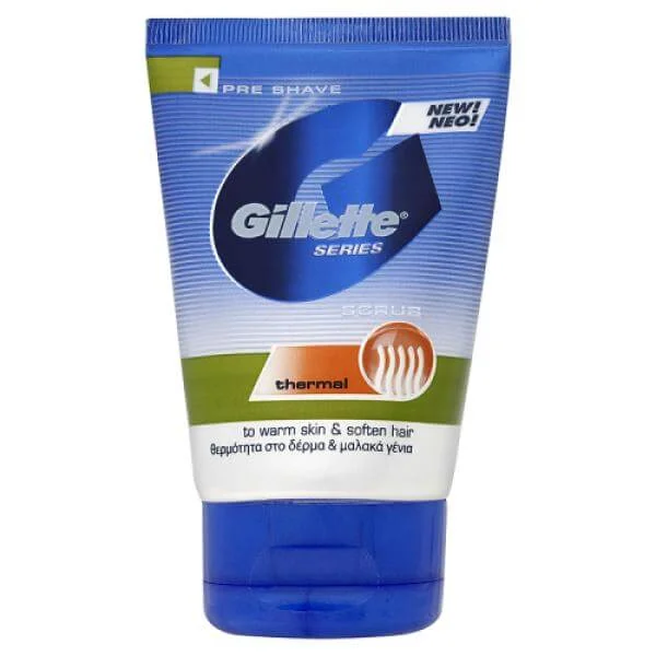 Gillette Cleansing Thermal Face Scrub 100ml Image 1