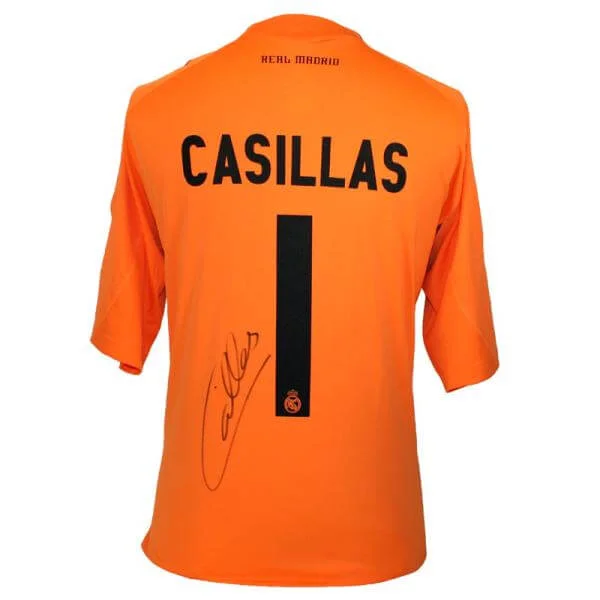 Iker Casillas Signed Real Madrid Shirt Image 1