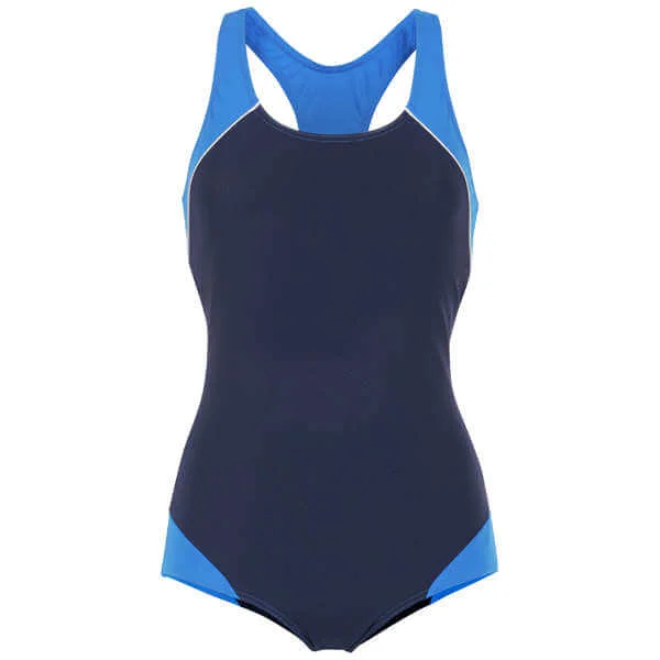 Zoggs Women's CR25 Torquay Sports Booty Suit - Blue - 10 - Blue Image 1