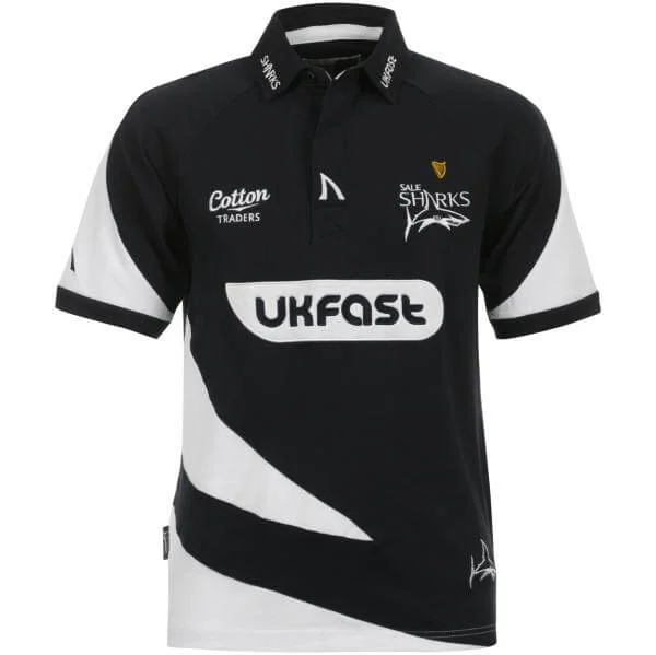 Cotton Traders Men's Sale Sharks Home Shirt SS - Navy - S - Navy Image 1