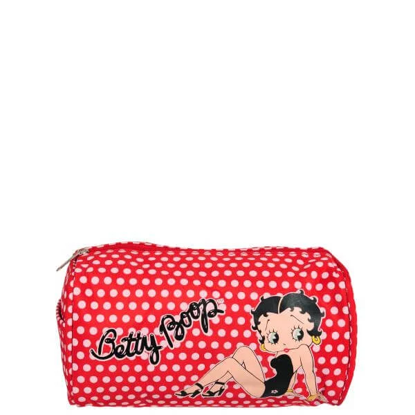 Betty Boop large pencil Case/Cosmetic Bag- Red- White Image 1