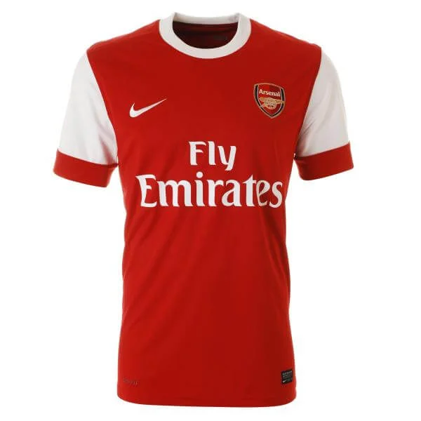 Arsenal Home Shirt 2010/11 Short Sleeve - Youths - XS - Red/White Image 1