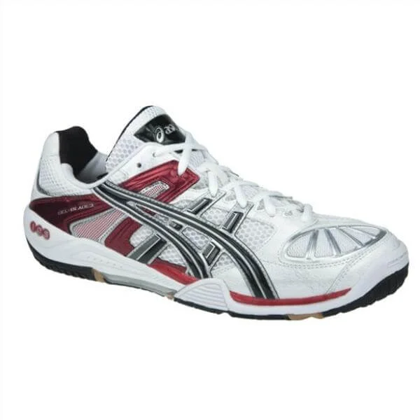 Asics Gel Blade 3 Men's Indoor Court Shoe - 6 - White Image 1