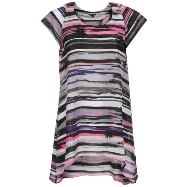 Full Circle Women's Kahlo Habatai Top - Purple - M - Purple Image 1