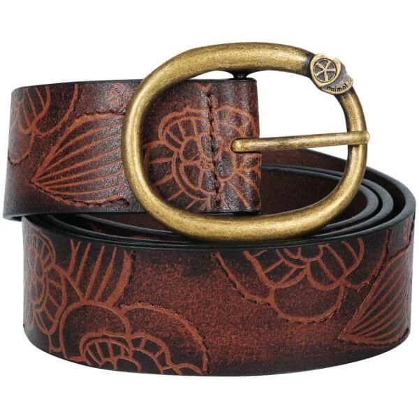 Animal Pristine Leather Jeans Belt - S-M - Tan Image 1