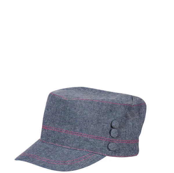 Denim Porters Cap - One Size - Light Blue Image 1