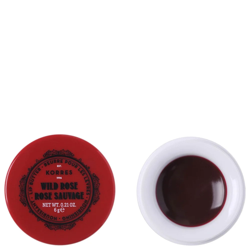 KORRES Natural Wild Rose Lip Butter 6g Image 1