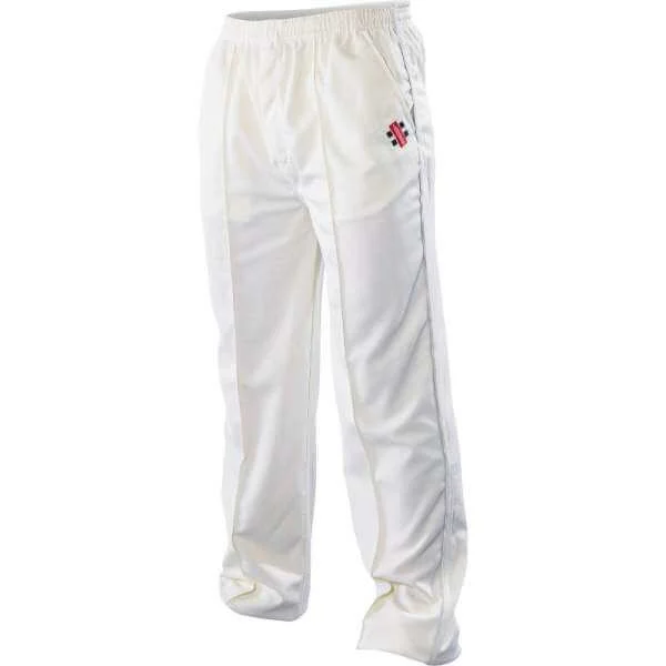 Gray Nicolls Super Navy Trim Trousers - XL - Cream Image 1