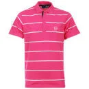 Men's Sergio Tacchini Foray Polo Shirt - Pink - S - Pink Image 1
