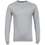 Romeo Gigli Men's Italian Cotton Cashmere Jumper - Grey - M - Grey Image 1