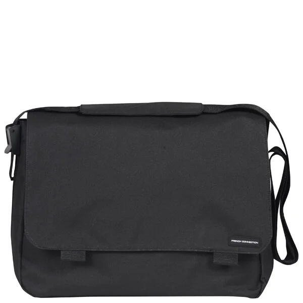 French Connection Men's Core Nylon Messenger Bag - BlackFrench Connection Men's Core Nylon Messenger Bag- black Image 1