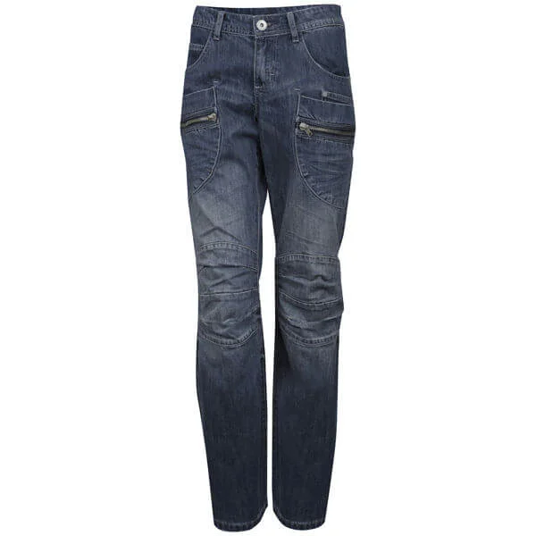 Bench Women's Boyfriend Jeans - Blue Stonewash - 26" Short - Blue Stonewash Image 1