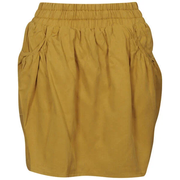 nümph Womens Elvirra Twist Pocket Skirt - Jolene - XS - Mustard Image 1
