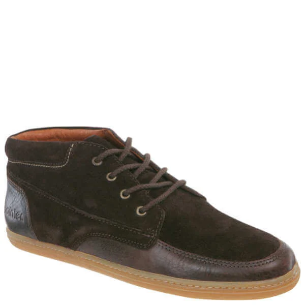 Pointer Men's Barajas Mid Trainers - Dark Chocolate - 7 - Dark Chocolate Image 1