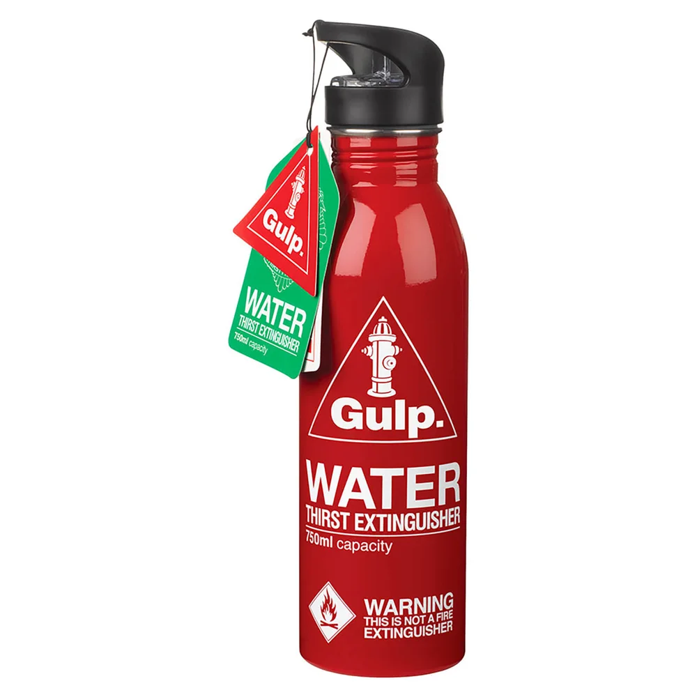 Gulp Fire Extinguisher Waterbottle - Red Image 1