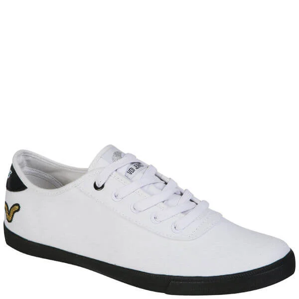 Voi Jeans Men's Senator Pumps - White/Black - 7 - White/Black Image 1