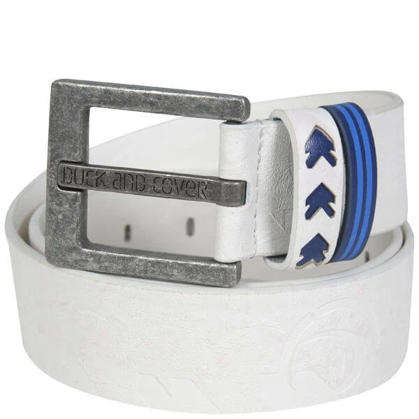 Duck and Cover Chevron Belt - S - White Image 1