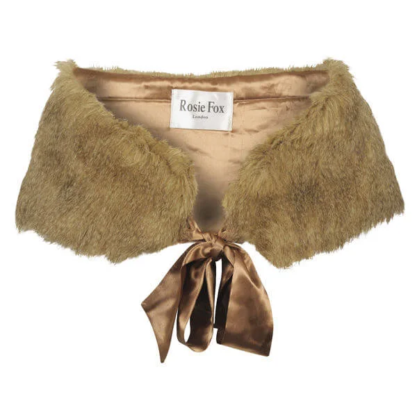 Rosie Fox Camel Faux Fur Image 1