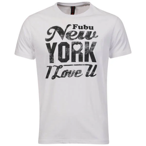 FUBU Men's New York T-shirt - White - S - White Image 1