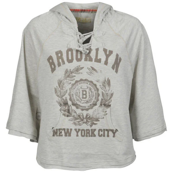 Brave Soul Women's Brooklyn Jersey Sweat - Oatmeal Marl - S - Oatmeal Image 1
