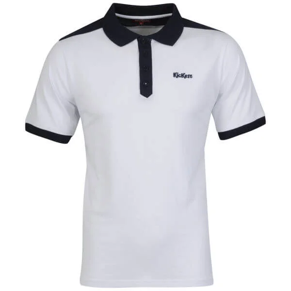 Kickers Men's Touchline Polo - White - S Image 1