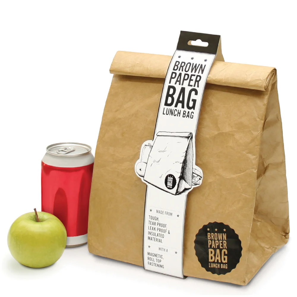 Brown Paper Bag - Insulated Lunch Bag Image 1