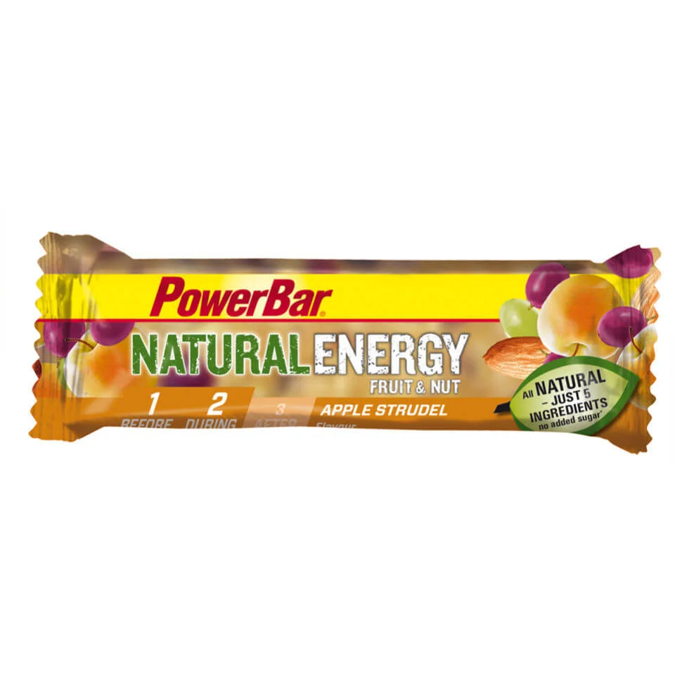 Powerbar Natural Energy Fruit & Nut - Apple Strudel Box of 24 Image 1
