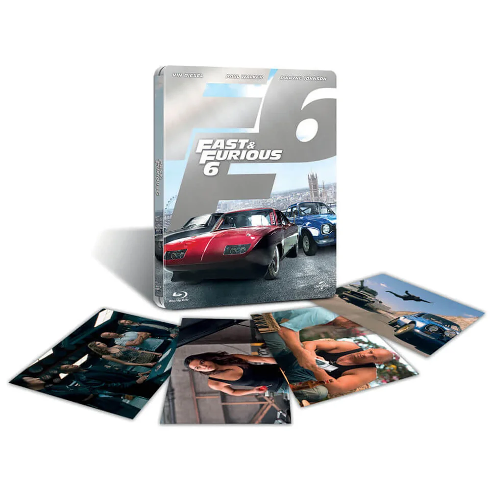 Fast and Furious 6 - Zavvi UK Exclusive Limited Edition Steelbook (Includes UltraViolet Copy and Exclusive Art Cards) Image 1