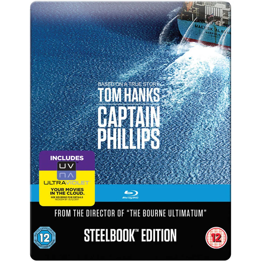 Captain Phillips: Mastered in 4K Edition - Steelbook Edition (Includes UltraViolet Copy) (UK EDITION) Image 1