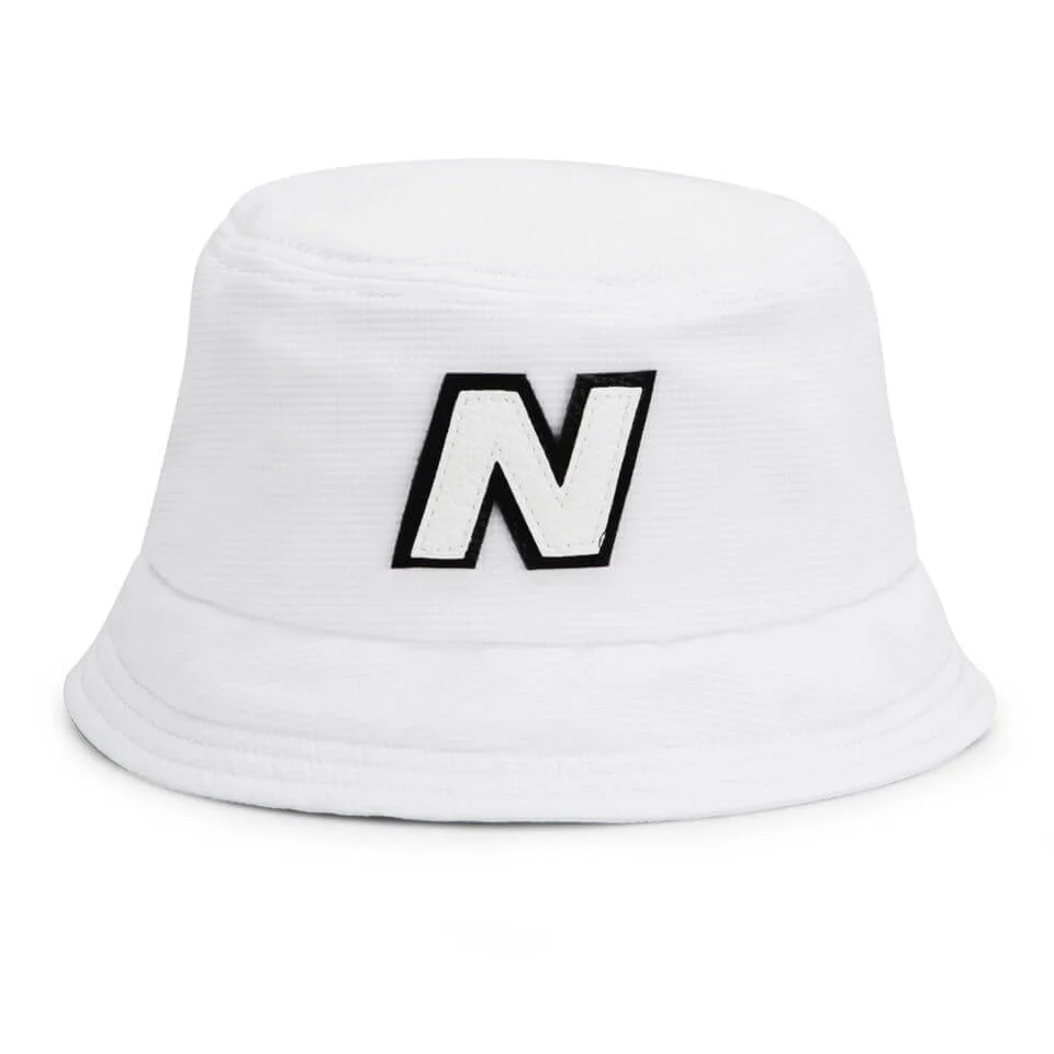 New Balance Unisex Glasto Ripstop Bucket Hat - Polyester Ripstop White Image 1