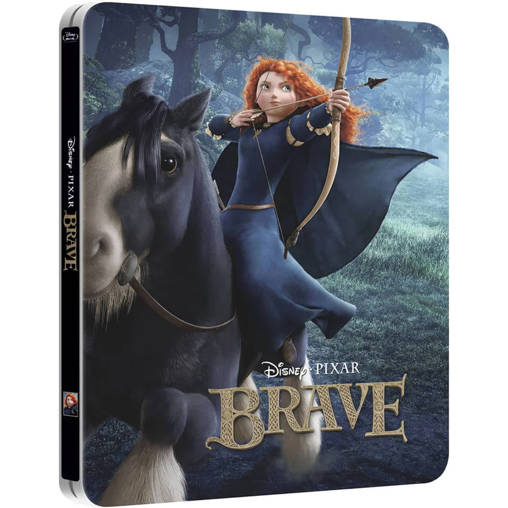 Brave 3D - Zavvi UK Exclusive Limited Edition Steelbook with Gloss Finish (The Pixar Collection #9) Image 1