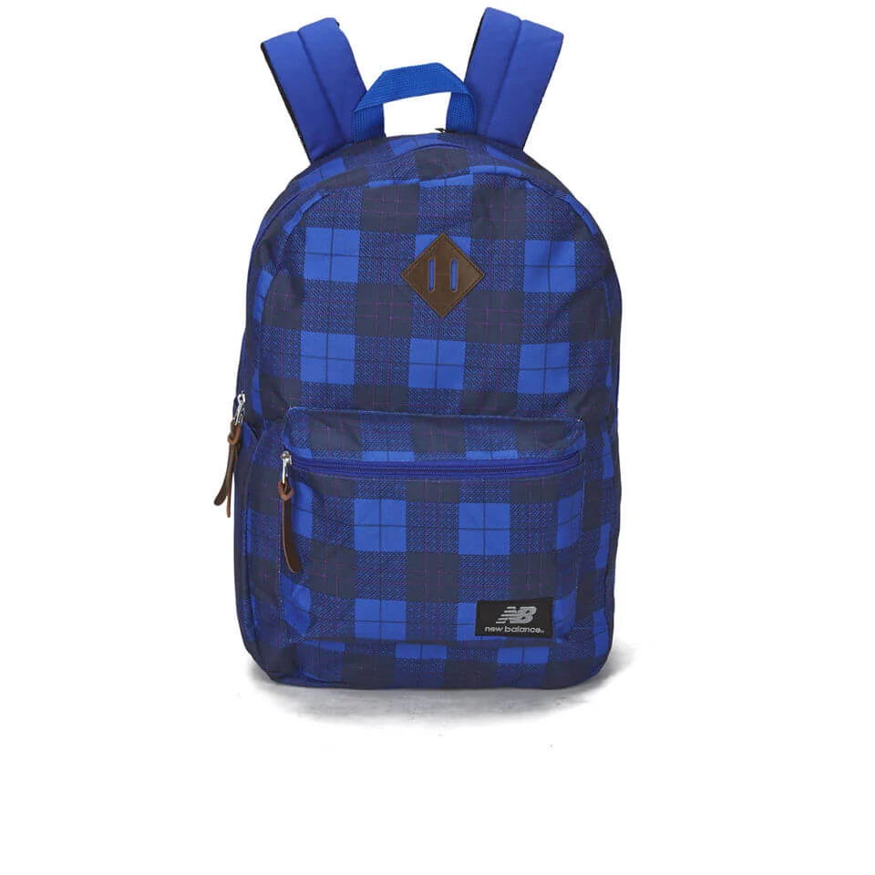 New Balance Check Backpack - Blue Check Image 1