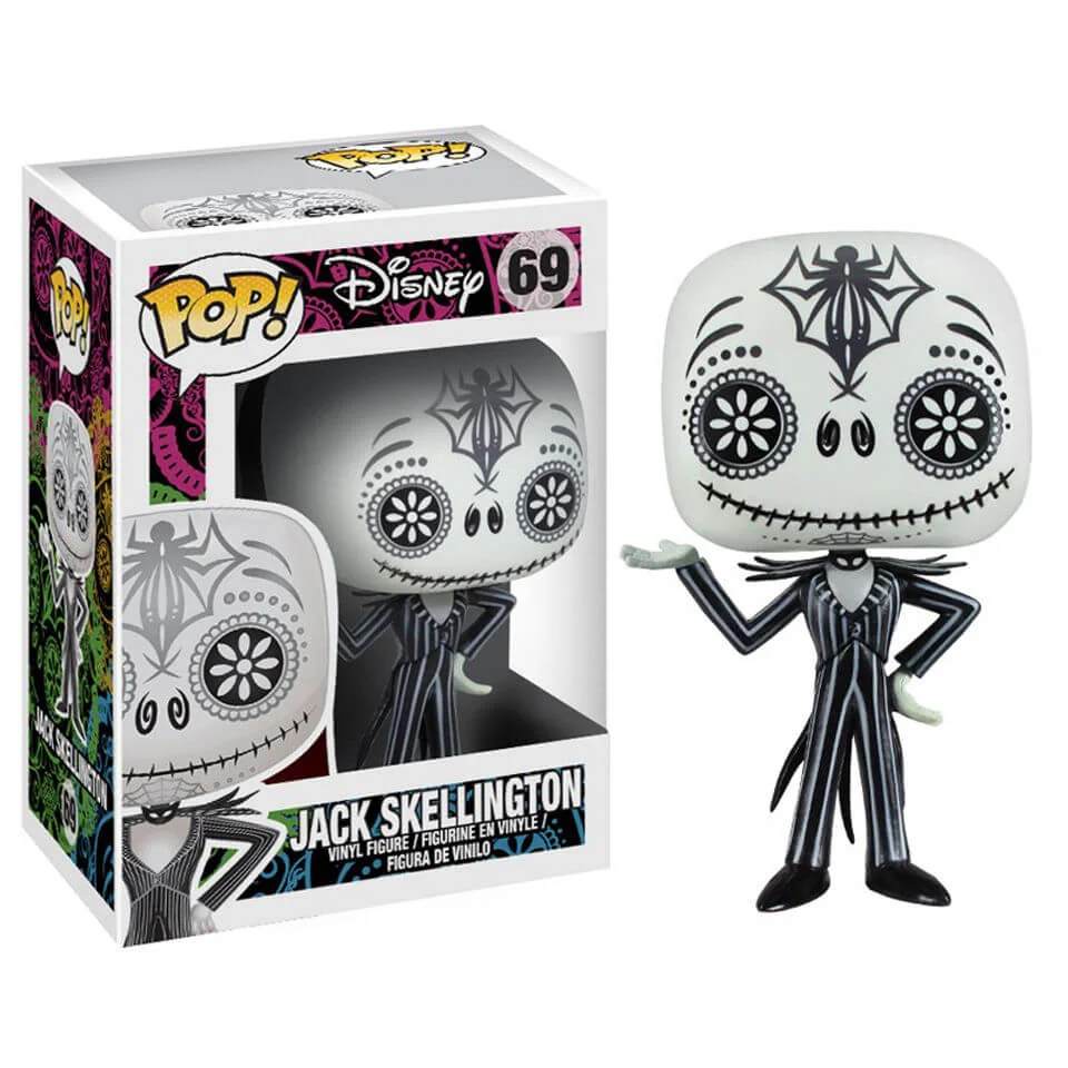 Disney Nightmare Before Christmas Jack Day Of The Dead Pop! Vinyl Figure Image 1
