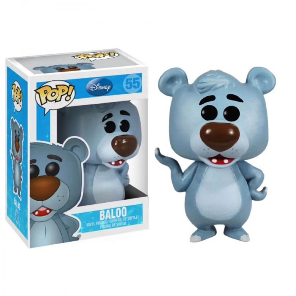 Disney Jungle Book Baloo Pop! Vinyl Figure Image 1