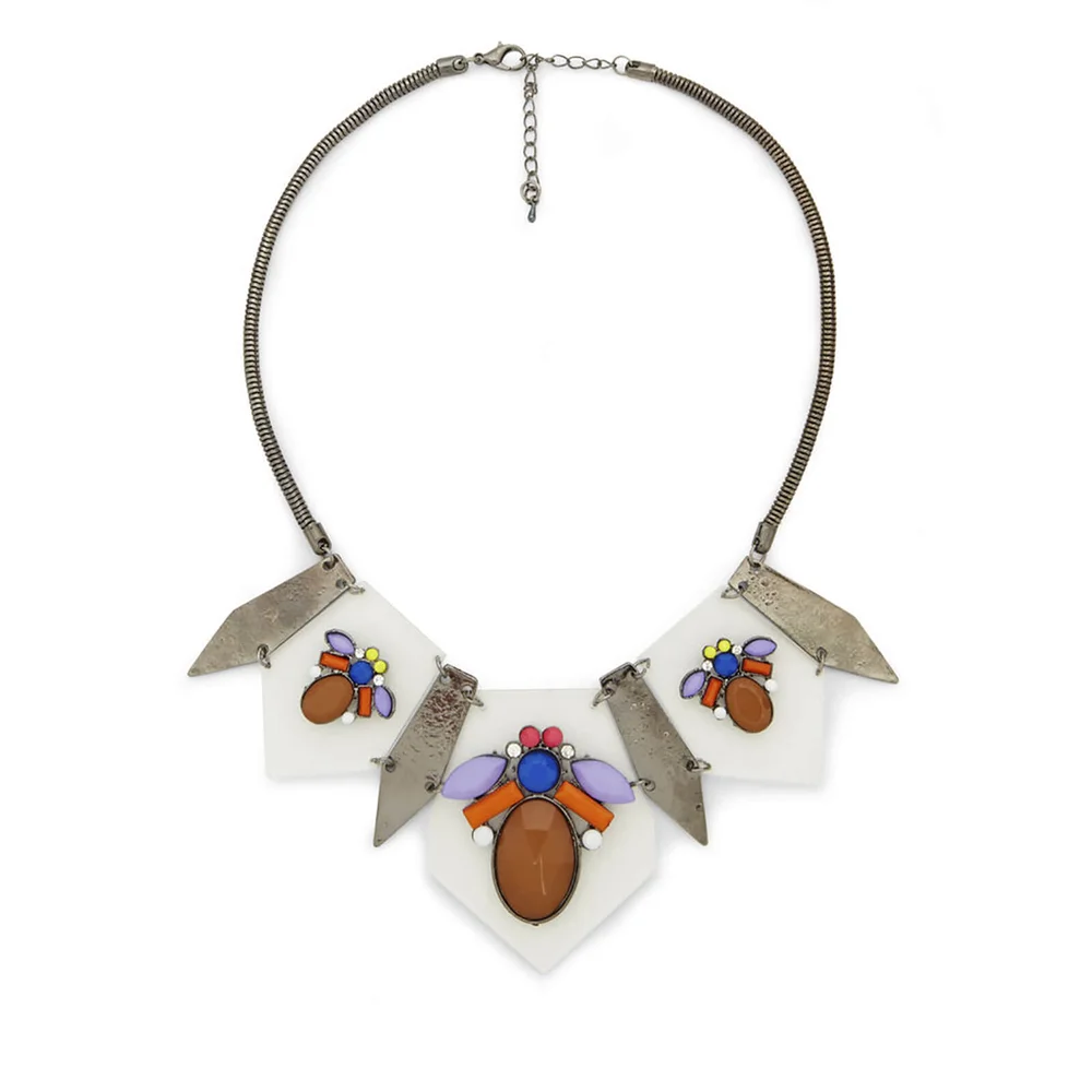 Impulse Women's Multi Perspex Necklace - Clear Image 1