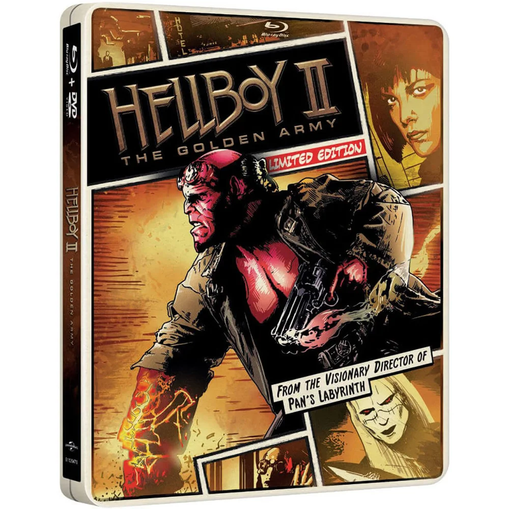 Hellboy II: The Golden Army - Import - Limited Edition Steelbook (Region Free) (UK EDITION) Image 1