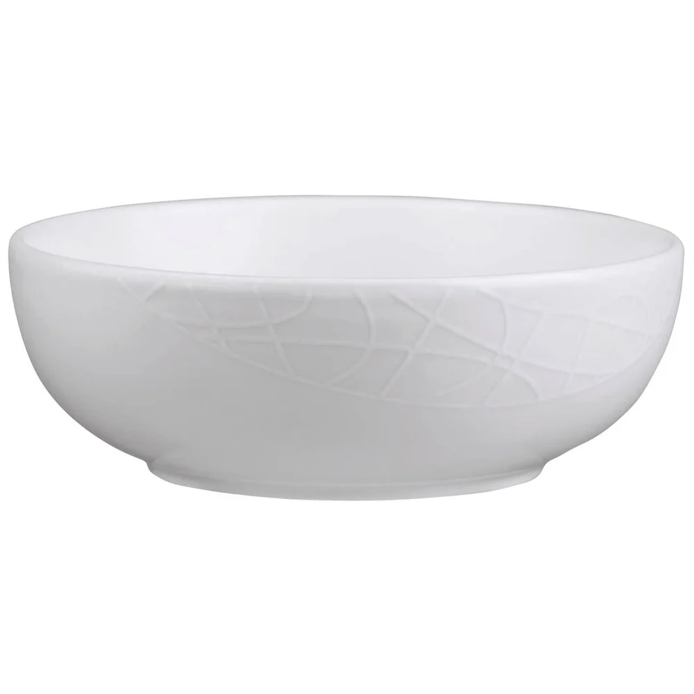 Jamie Oliver Cereal Bowls - White on White Image 1