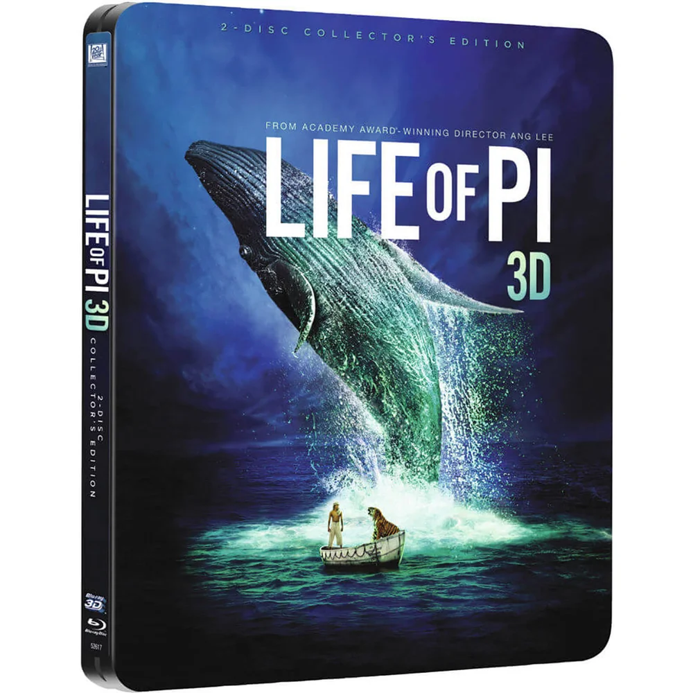 Life of Pi 3D (Includes 2D Version) - Zavvi UK Exclusive Limited Edition Steelbook Image 1