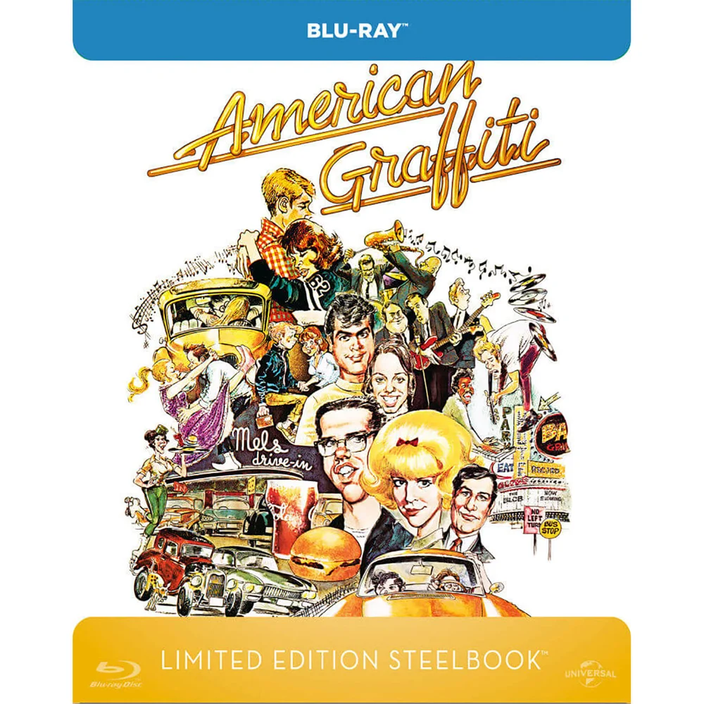 American Graffiti - Zavvi Exclusive Limited Edition Steelbook (UK EDITION) Image 1