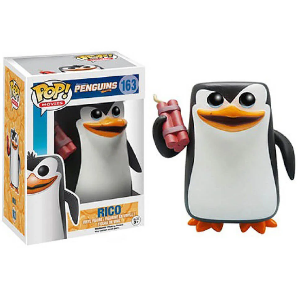 Penguins of Madagascar Rico Pop! Vinyl Figure Image 1