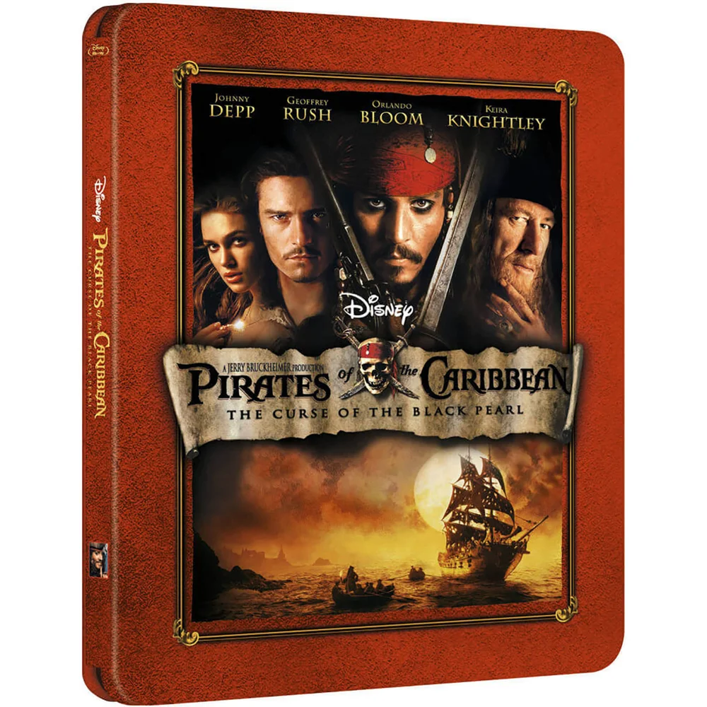 Pirates of the Caribbean: The Curse of the Black Pearl - Zavvi UK Exclusive Limited Edition Steelbook (3000 Only) Image 1