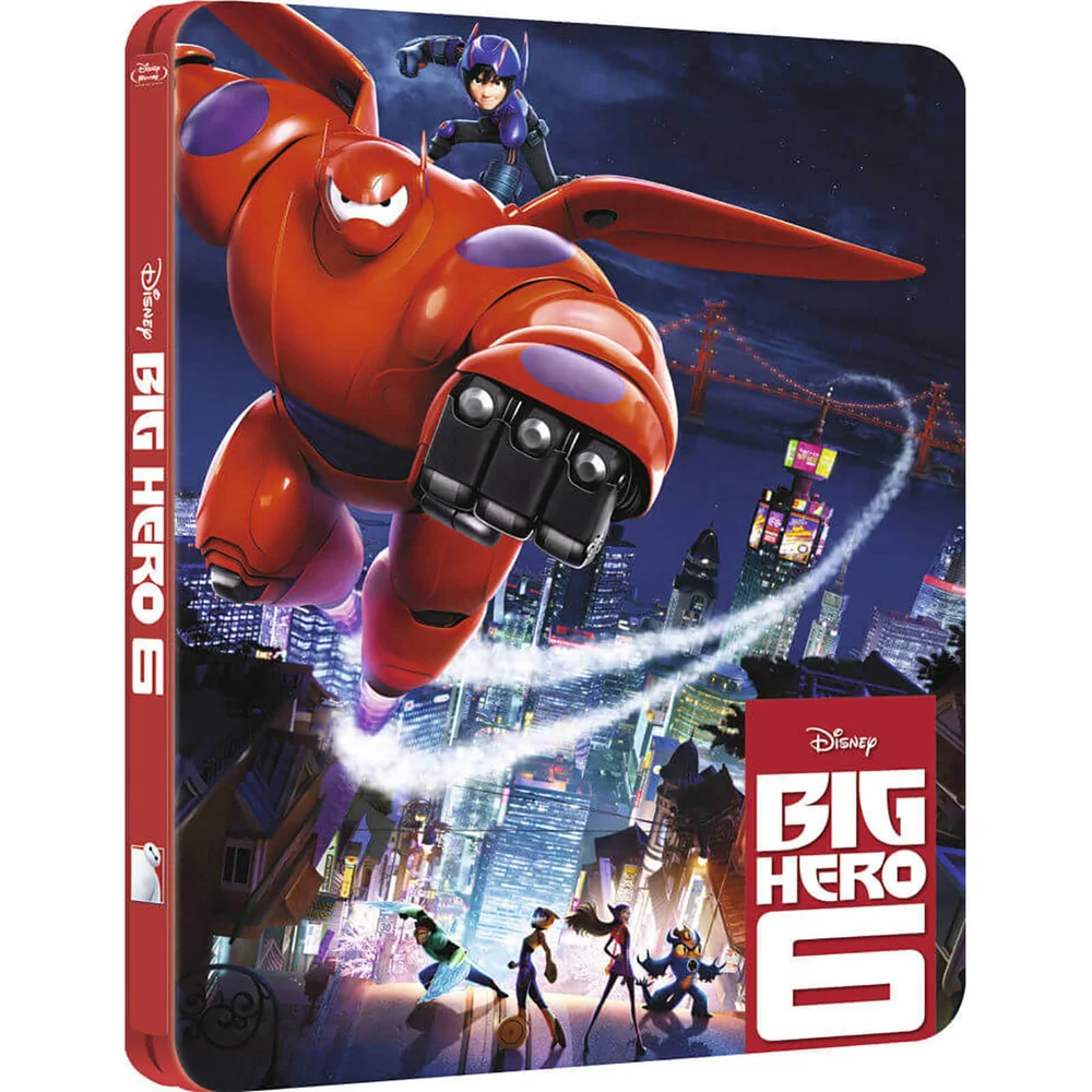 Big Hero 6 3D (Includes 2D Version) - Zavvi UK Exclusive Limited Edition Steelbook Image 1