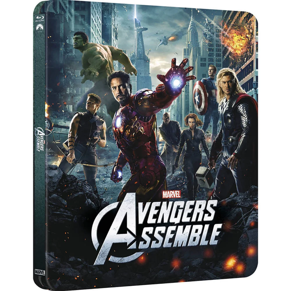 Avengers Assemble 3D (Includes 2D Version) - Zavvi UK Exclusive Lenticular Edition Steelbook Image 1