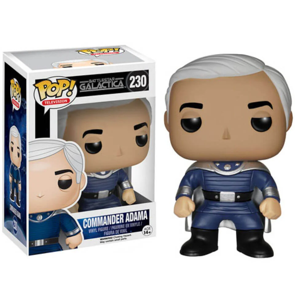 Battlestar Galactica Classic Commander Adama Pop! Vinyl Figure Image 1